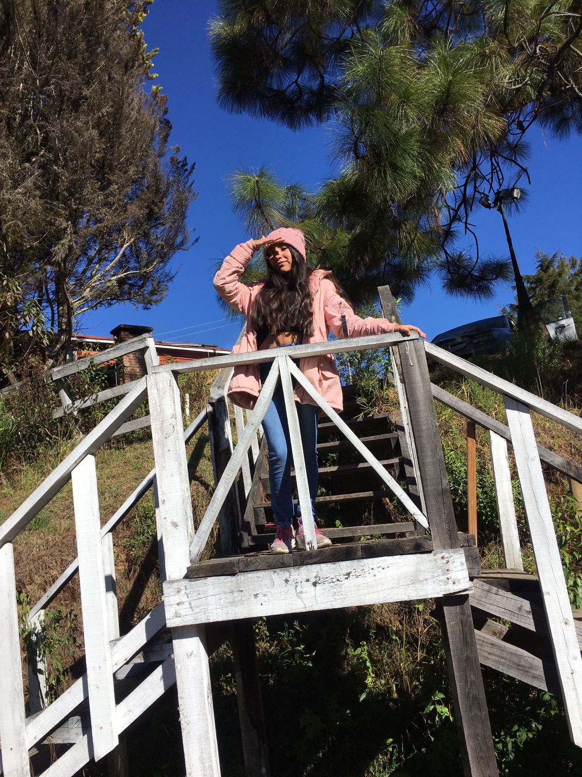Carol Georgina Cruz Diaz en su vestido de XV años